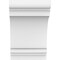 Ekena Millwork Standard Hughes Architectural Grade PVC Bracket, 6 1/2"W x 10"D x 10"H BKTP07X10X10HUG - alternate 3